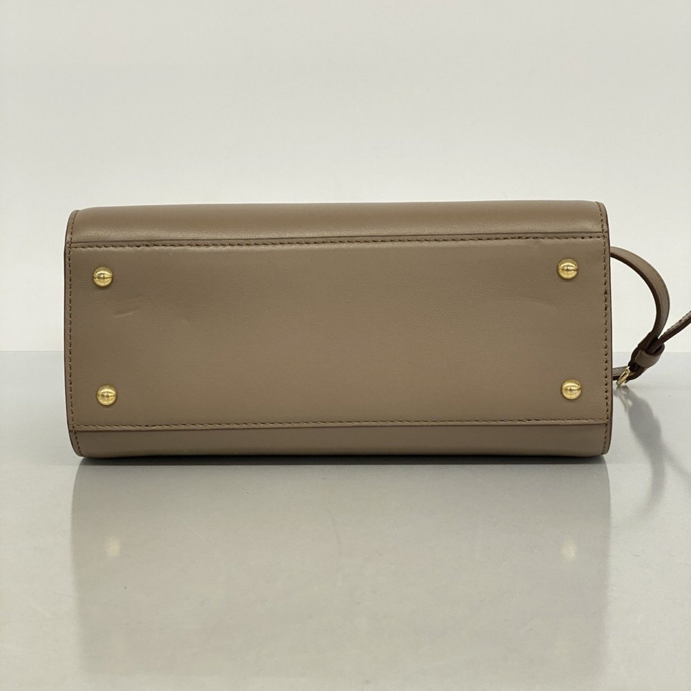 SALVATORE FERRAGAMO Cream Leather Bag - Picture 3 of 13